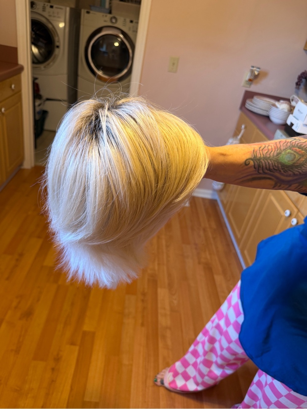 Razor Cut Shag Wig Blonde